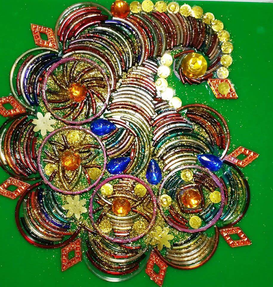 Rangoli Bangle-Dangle – My Art Guides