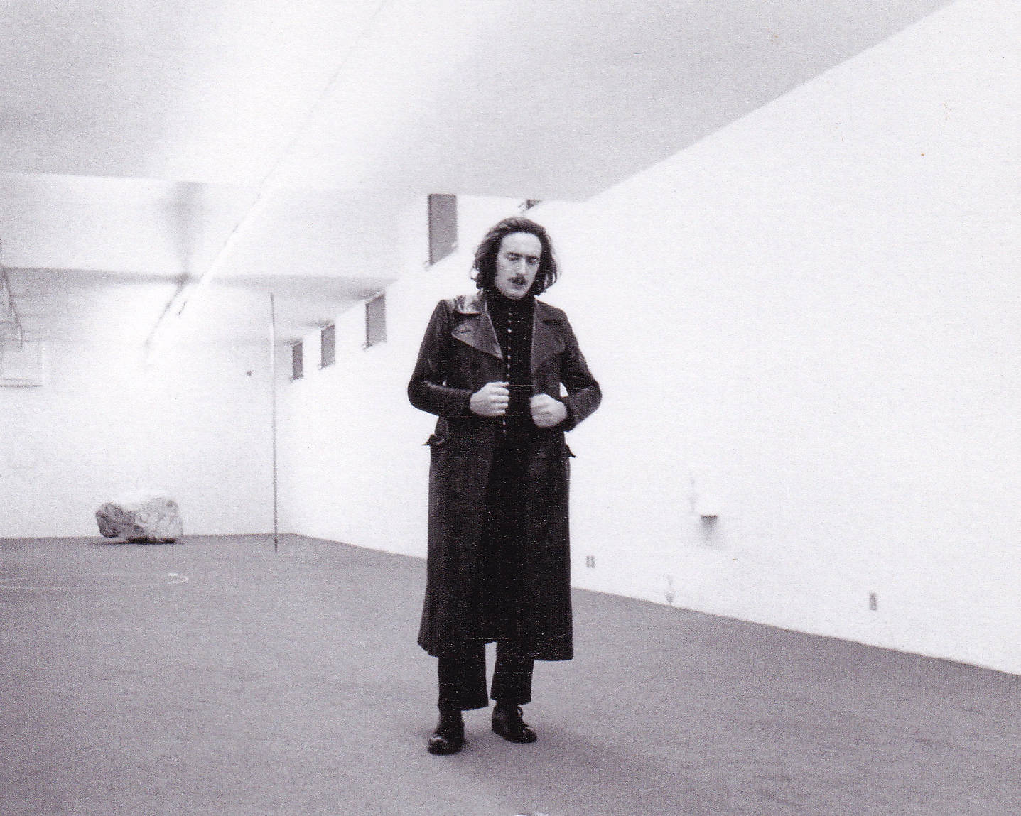 Gino De Dominicis, portrait.