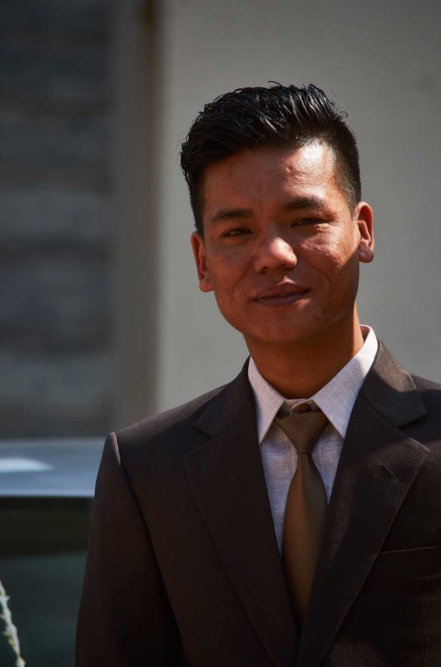 Hitman Gurung, portrait.