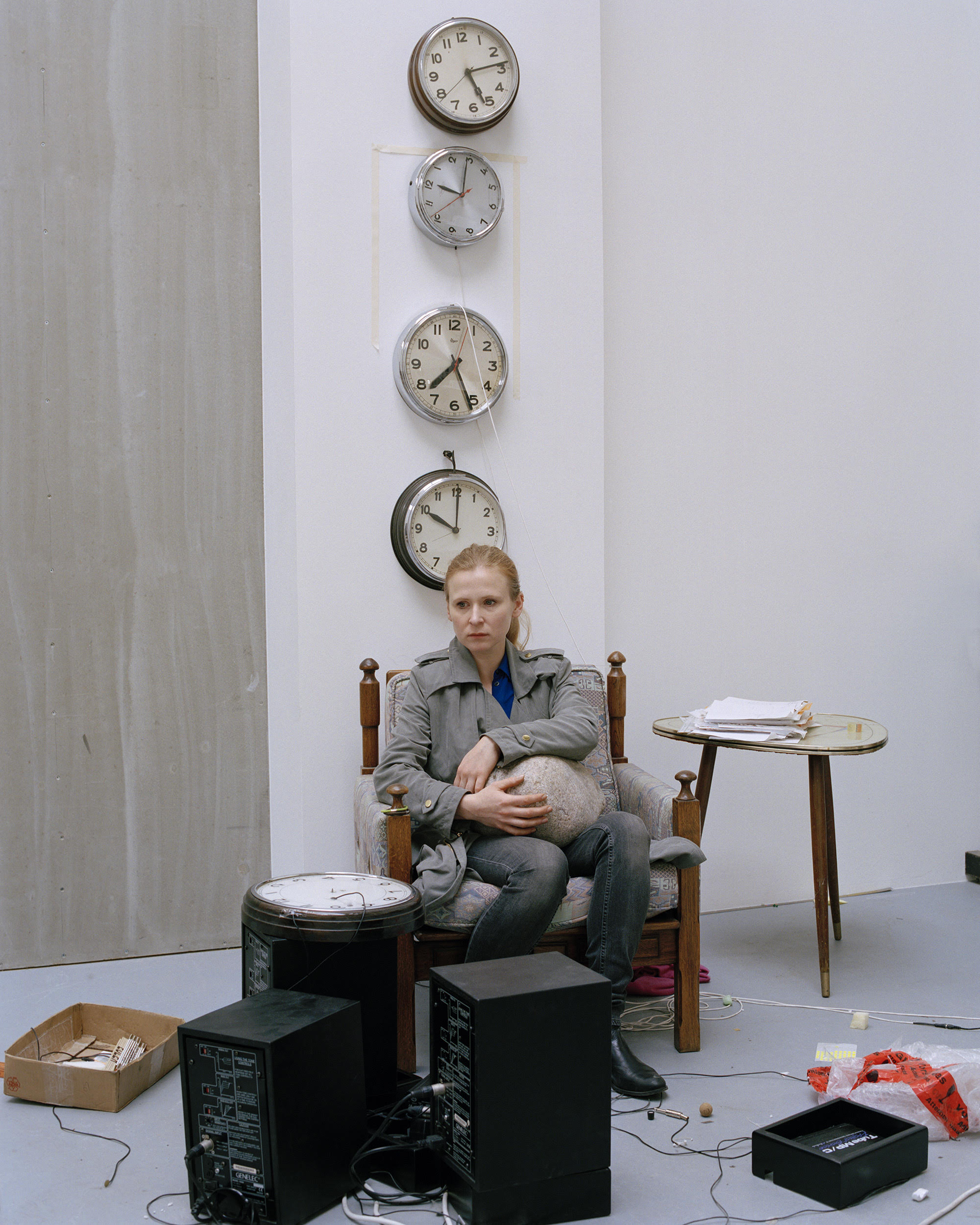 Alicja Kwade portraitiert von Oliver Mark, Berlin 2014