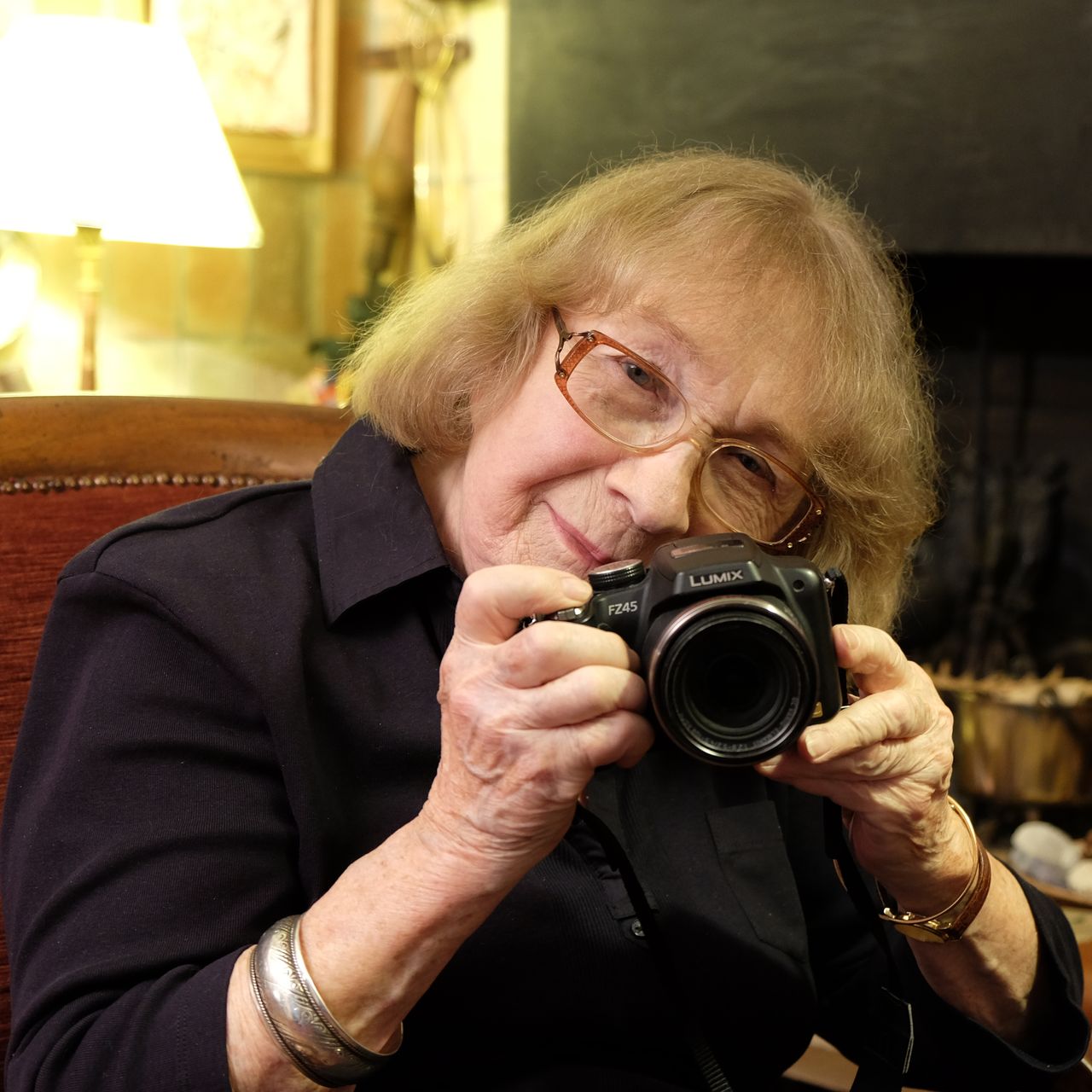 Sabine Weiss in 2015. Credits Gamma Rapho