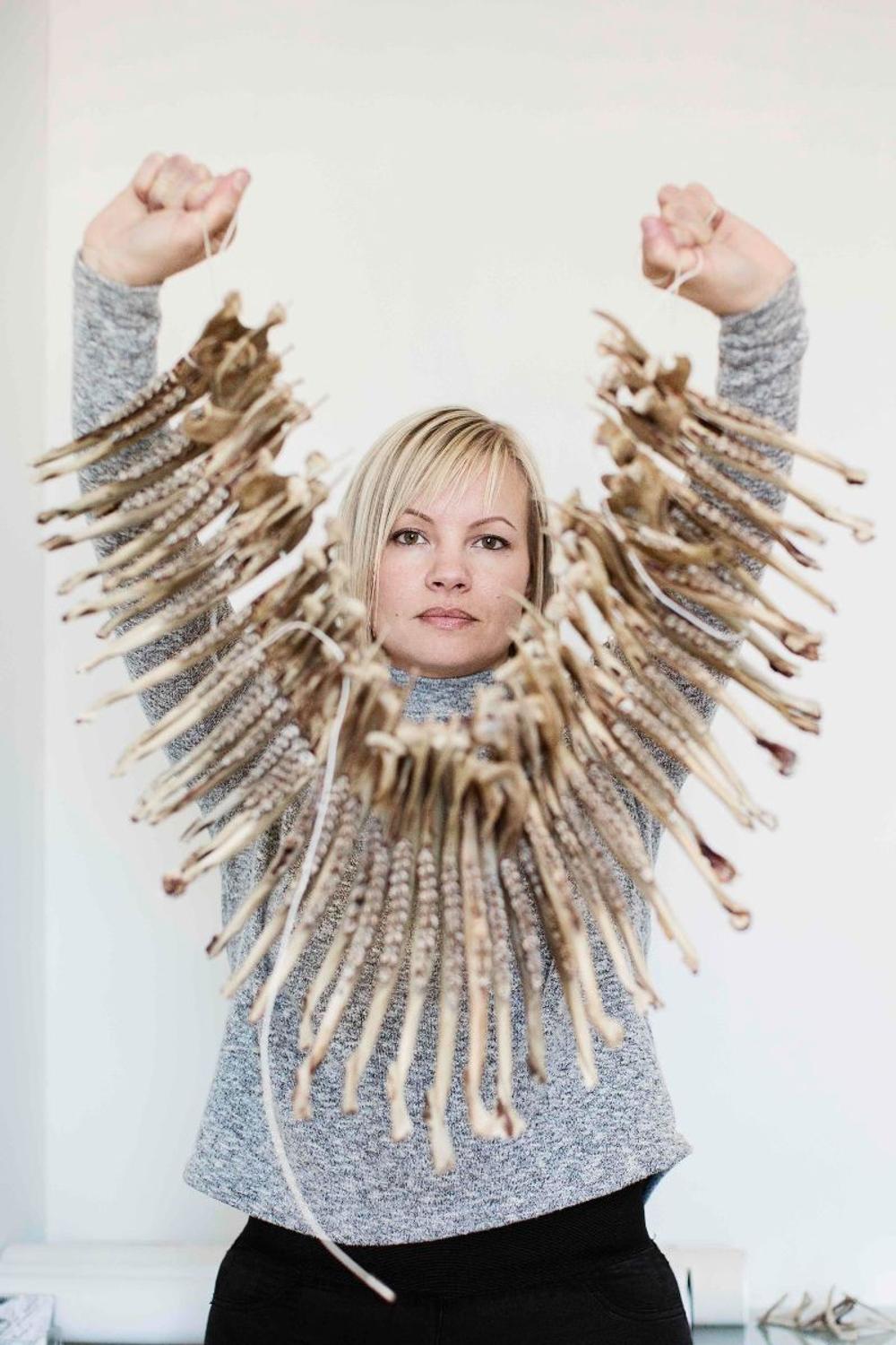 Máret Ánne Sara, portrait.