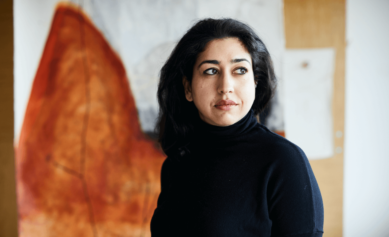 Radhika Khimji, portrait. Credits
Ben Peter Catchpole.
Courtesy of the National Pavilion of the Sultanate of Oman.