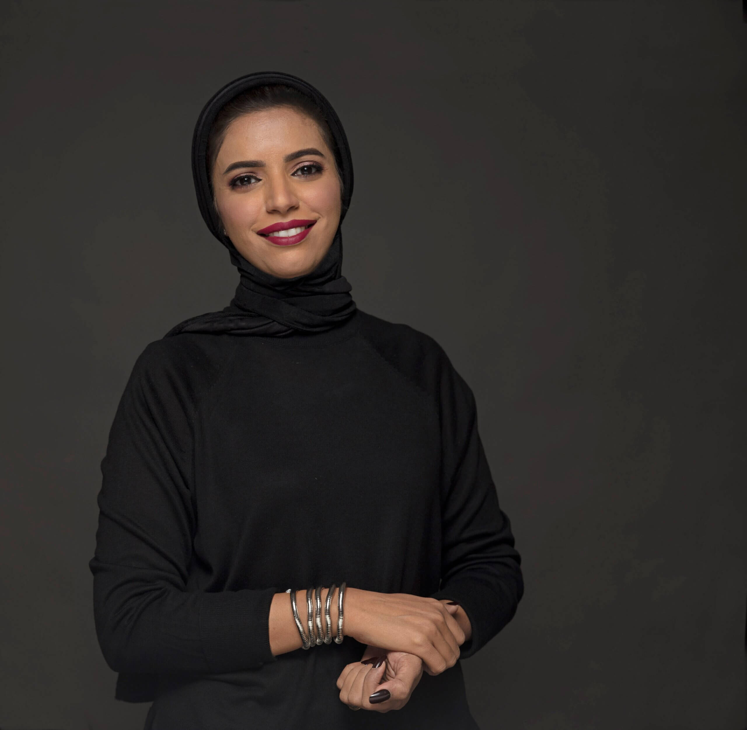 Budoor Al Riyami, portrait. Image courtesy of the National Pavilion of the Sultanate of Oman.