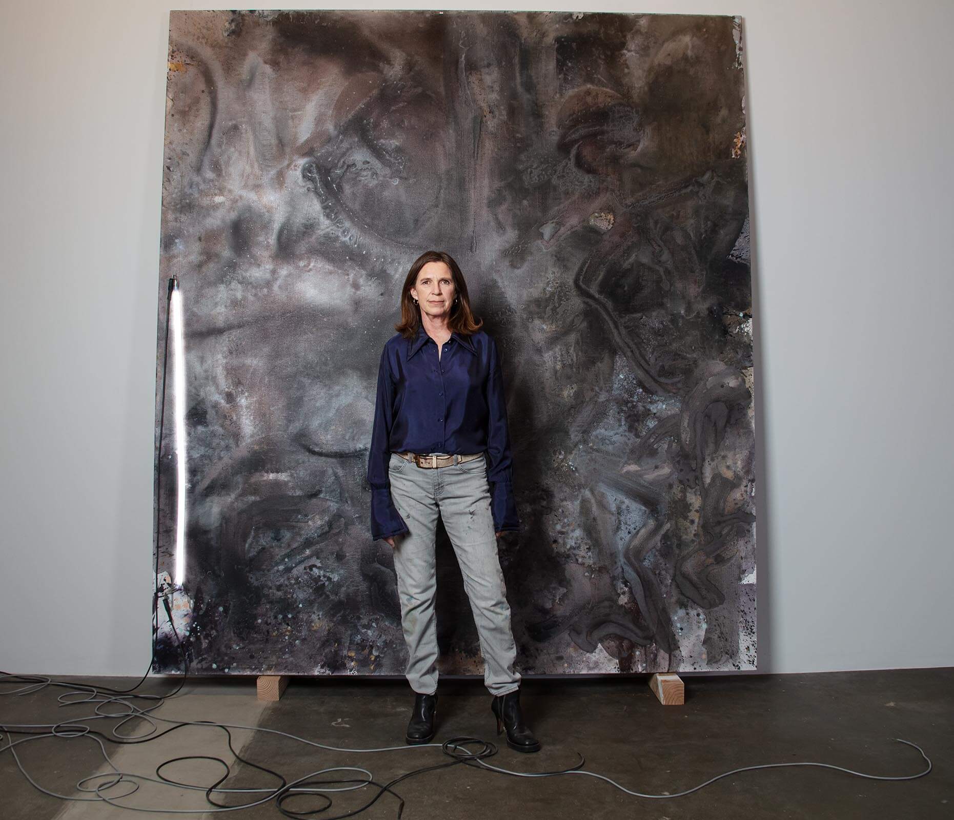 Mary Weatherford, portrait.