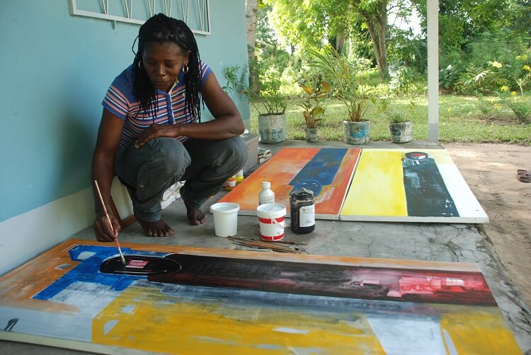 Justine Gaga, portrait.