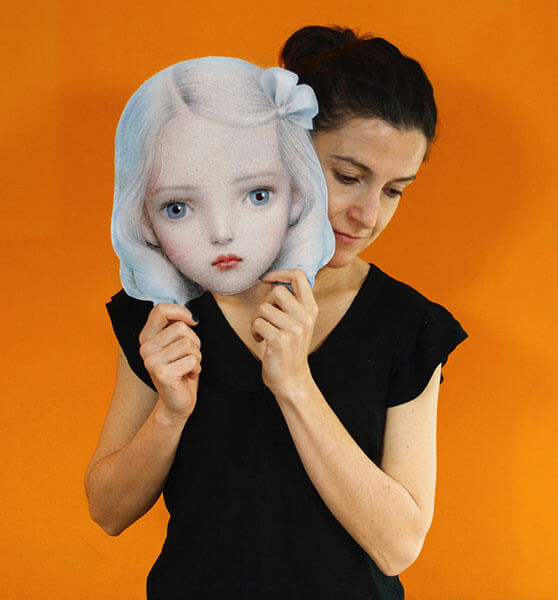 Nicoletta Ceccoli, portrait.